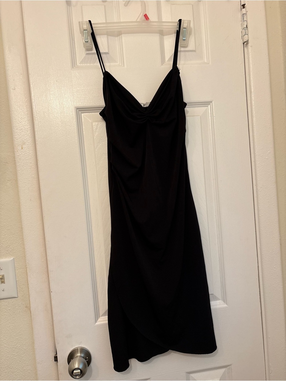 Vintage Black Jennyfer  Slip Dress with Delicate Spaghetti Straps
